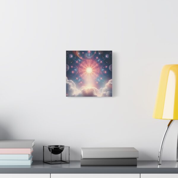 Cosmic Sun Canvas Art - 1.25" Stretched Matte Wall Decor - Image 13