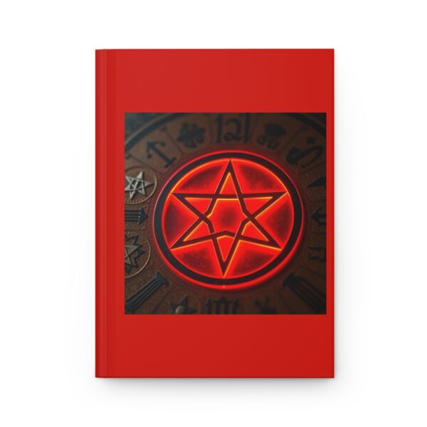 Mystical Red Hardcover Journal - Perfect for Witches & Creatives - Image 2