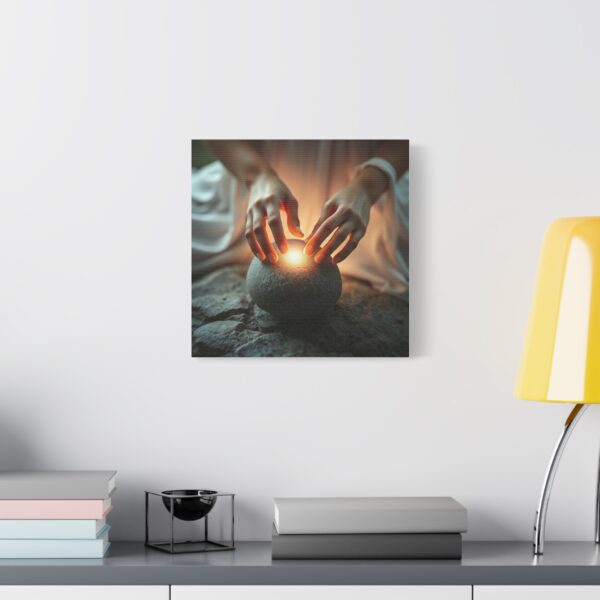 White Magik Canvas Wall Art - Enlightening Home Decor - Image 3