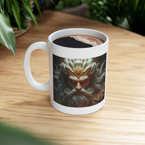 Mystical Warrior Ceramic Mug - 11oz & 15oz, Unique Gift for Fantasy Lovers - Image 9