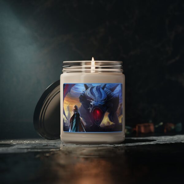 Blue Dragon Scented Soy Candle - Enchanting Aroma for Home Decor