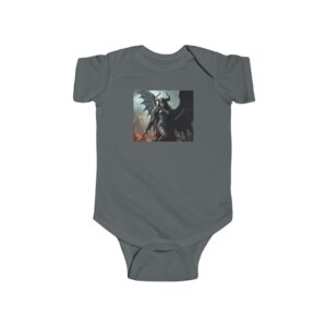 Baby Demon Graphic Bodysuit - Perfect for Halloween and Fantasy Fans