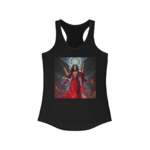 Empowered Women Racerback Tank - Bold Red Goddess Design
