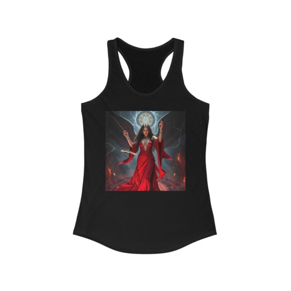 Empowered Women Racerback Tank - Bold Red Goddess Design