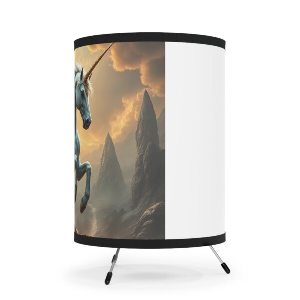 Whimsical Unicorn Tripod Lamp - Perfect for Kids' Rooms & Fantasy Lovers - Image 5