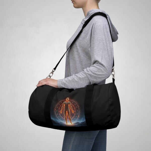 Quantum Man Duffel Bag - Motivational Gym Bag for Fitness Enthusiasts - Image 2