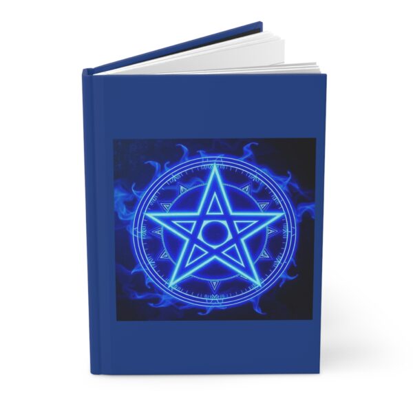 Blue Pentagram Hardcover Journal - Pentagram Design for Creative Souls - Image 4