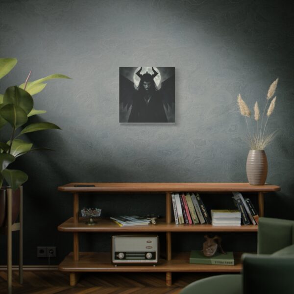 Gothic Moonlit Canvas Art - Dark Angel Decor - Image 5