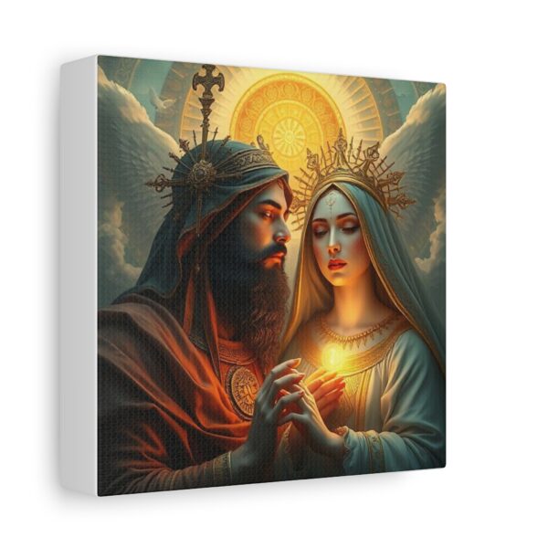 Divine Couple Spiritual Art Canvas Print - Wall Decor - Image 7