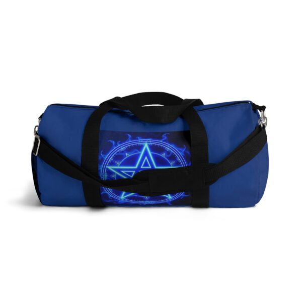 Mystic Blue Pentagram Duffel Bag - Stylish Gym & Travel Tote for Occult Enthusiasts - Image 6