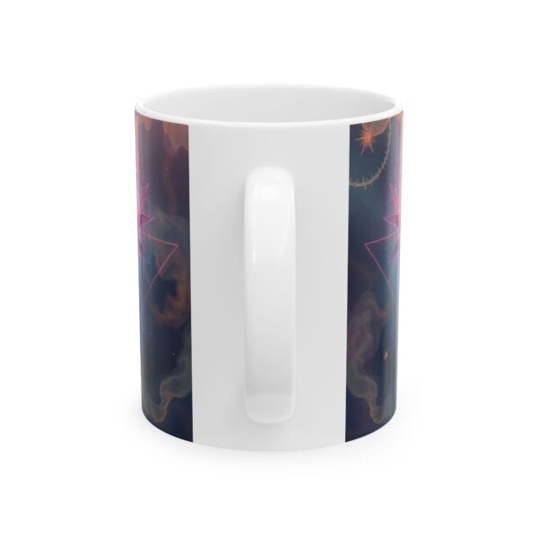 Mystical Heart Ceramic Mug - 11oz & 15oz, Perfect for Spiritual Lovers - Image 3