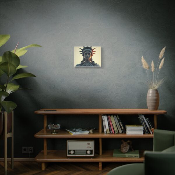 Liberty in Chains Wall Art - Matte Stretched Canvas Decor with Statue of Liberty Design - Image 15