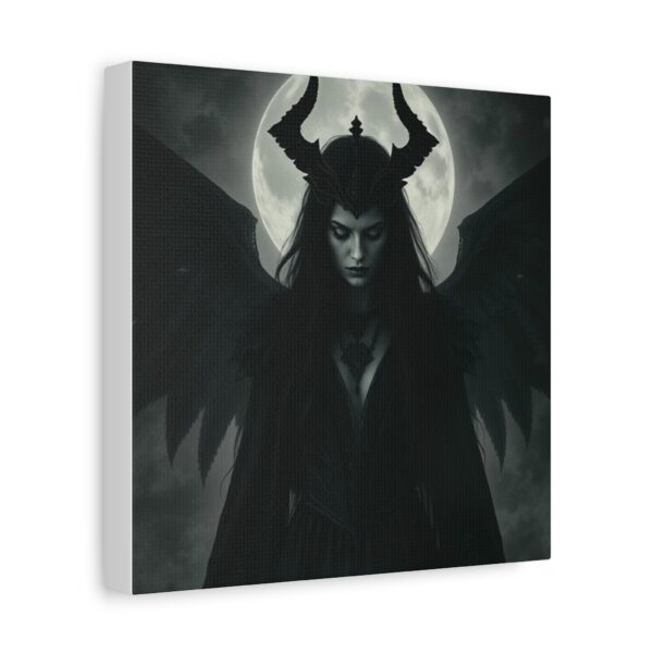 Gothic Moonlit Canvas Art - Dark Angel Decor - Image 12