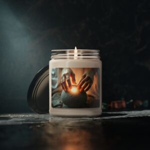 White Magik Scented Soy Candle - 9oz Crystal Touch