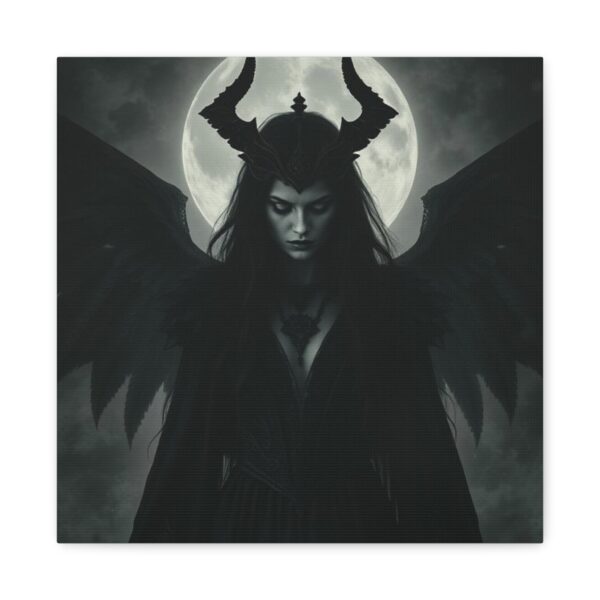 Gothic Moonlit Canvas Art - Dark Angel Decor - Image 21