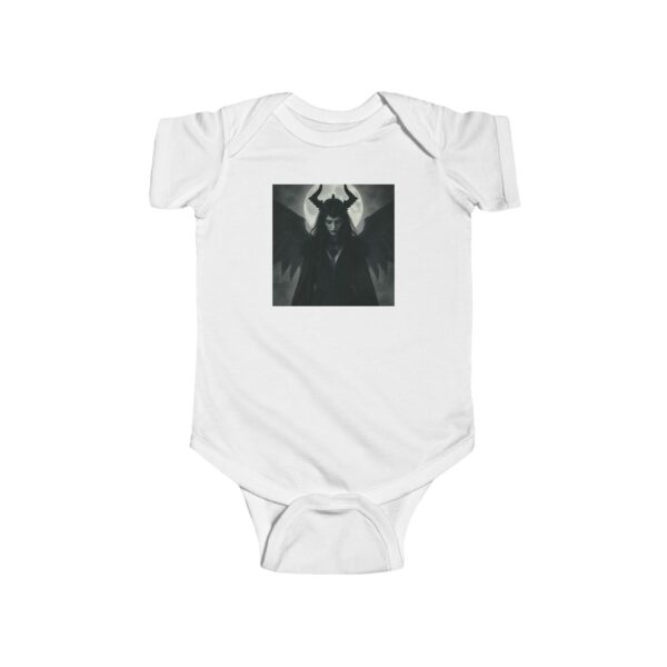 Gothic Baby Bodysuit - Dark Fairy Design for Little Rebels