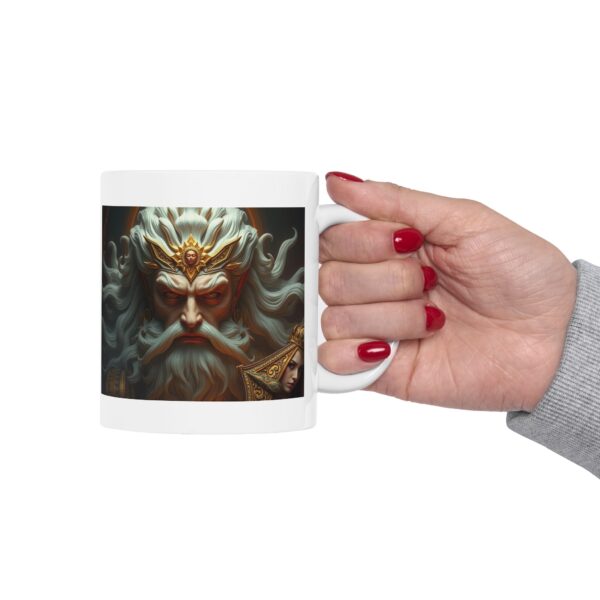 Mystical Warrior Ceramic Mug - 11oz & 15oz, Unique Gift for Fantasy Lovers - Image 13