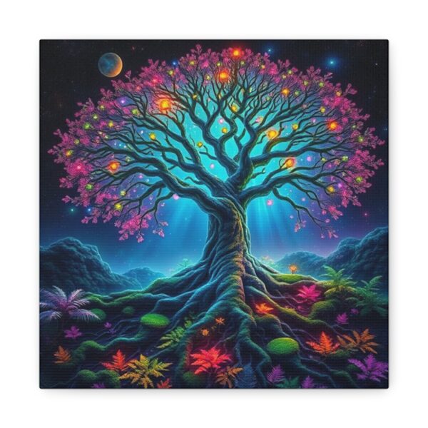 Vibrant Tree of Life Canvas Art - Stretched Wall Décor for Home and Office - Image 9
