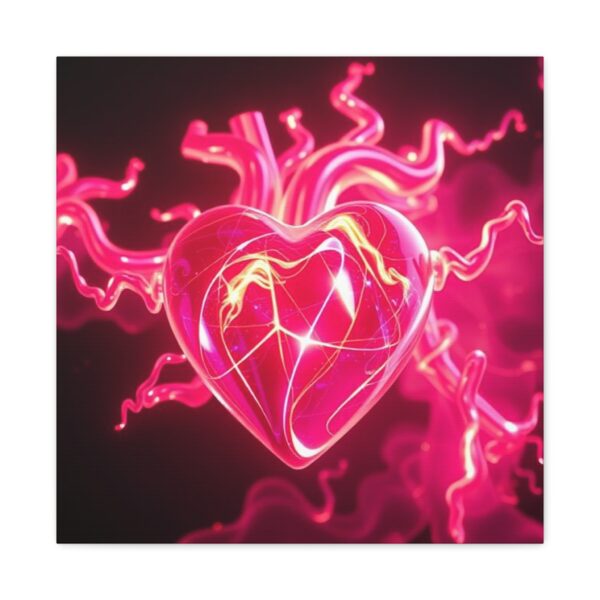 Abstract Heart Canvas Wall Art - Colorful Love Décor for Home - Image 26