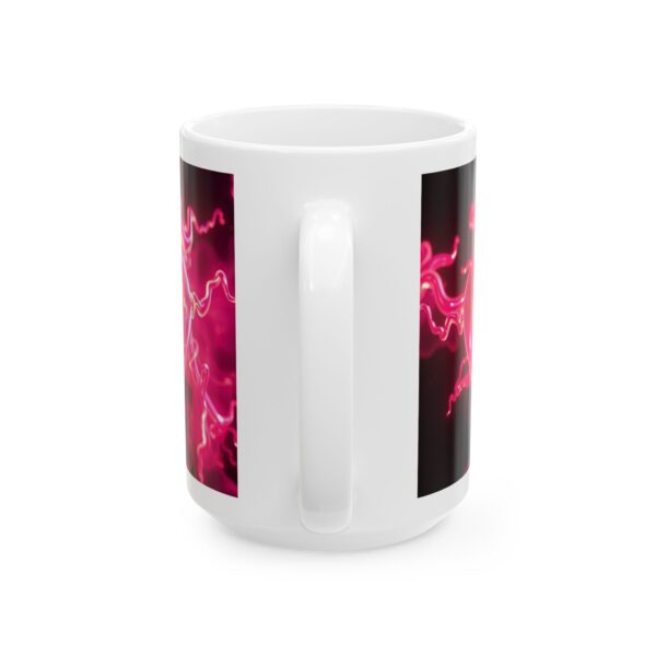 Electric Heart Ceramic Mug - 11oz & 15oz | Vibrant Coffee Cup for Love & Joy - Image 15