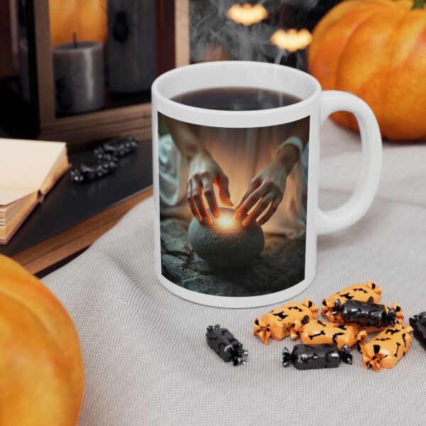 White Magik Ceramic Mug - 11oz & 15oz | Perfect for Coffee Lovers & Gift Giving - Image 8