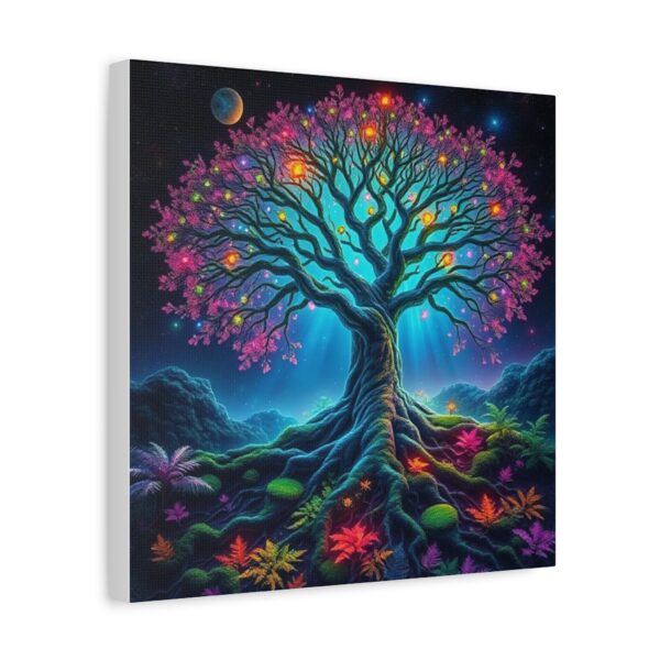Vibrant Tree of Life Canvas Art - Stretched Wall Décor for Home and Office