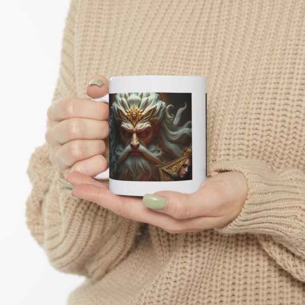 Mystical Warrior Ceramic Mug - 11oz & 15oz, Unique Gift for Fantasy Lovers - Image 11