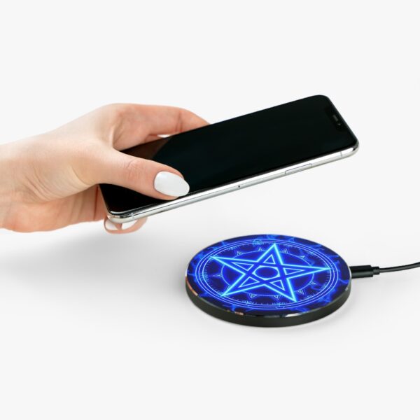 Mystical Wireless Charger - Fast Charging with Pentagram Design - Image 4