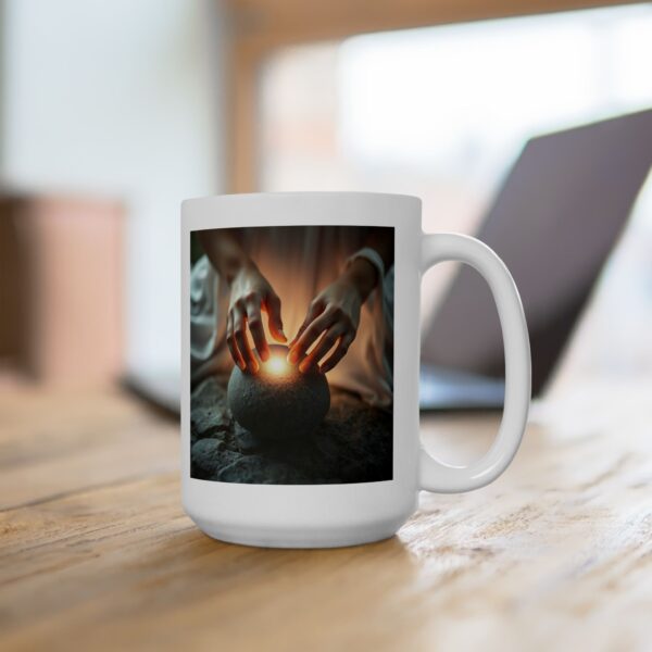 White Magik Ceramic Mug - 11oz & 15oz | Perfect for Coffee Lovers & Gift Giving - Image 18