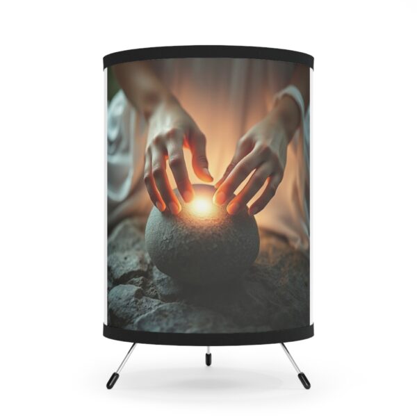 White Magik Tripod Lamp - Perfect for Cozy Spaces - Image 2