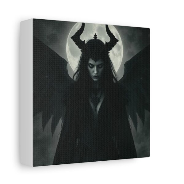 Gothic Moonlit Canvas Art - Dark Angel Decor - Image 7
