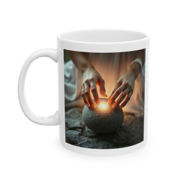 White Magik Ceramic Mug - 11oz & 15oz | Perfect for Coffee Lovers & Gift Giving - Image 4