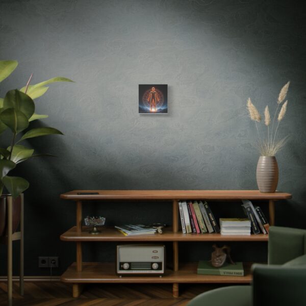 Quantum Man Matte Canvas Art - Stretched 1.25" - Sci-Fi Design - Image 20