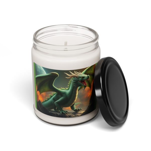 Fantasy Green Dragon Scented Soy Candle - 9oz - Image 3