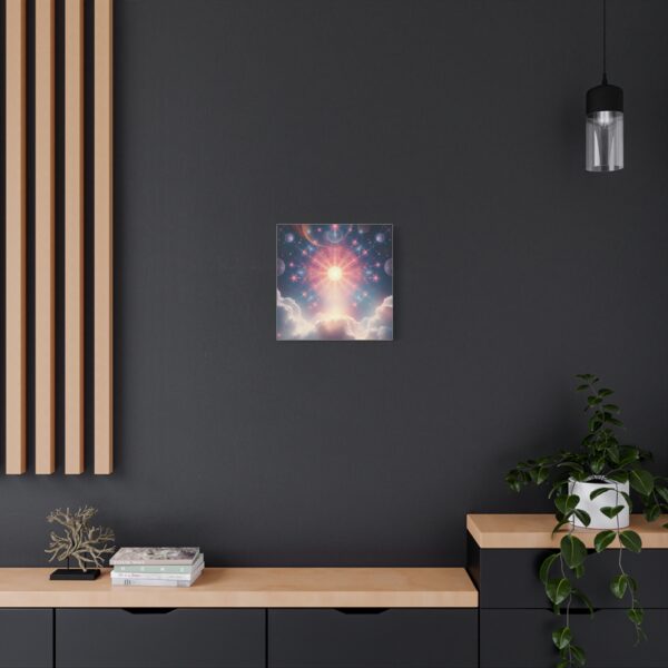 Cosmic Sun Canvas Art - 1.25" Stretched Matte Wall Decor - Image 24