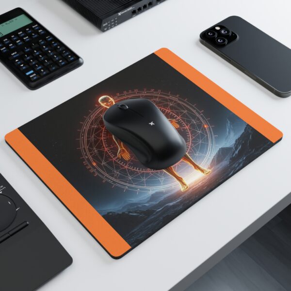 Quantum Man Rectangular Mouse Pad – Perfect for Gamers and Creatives - Image 3