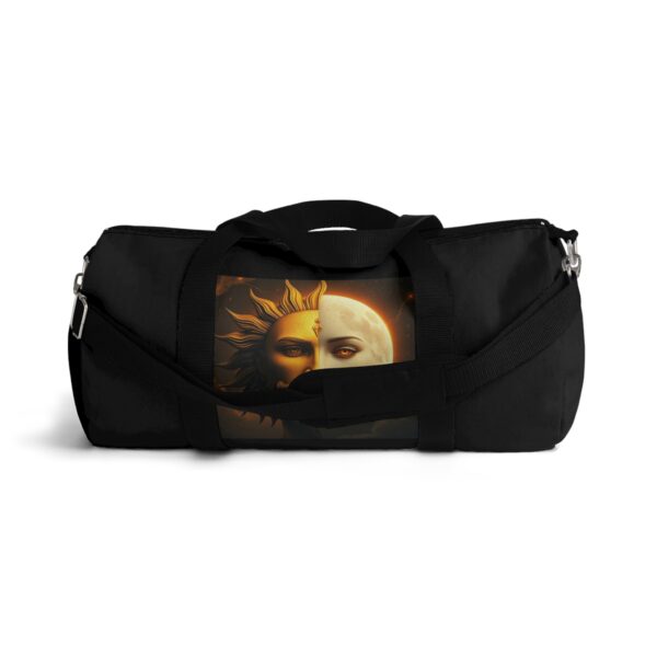 Celestial Sun and Moon Duffel Bag - Travel in Style with Astrology Design - Image 5