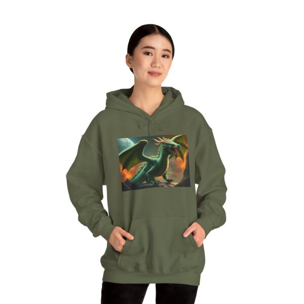 Green Dragon Graphic Hoodie for Gamers & Fantasy Lovers - Image 7
