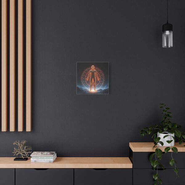 Quantum Man Matte Canvas Art - Stretched 1.25" - Sci-Fi Design - Image 29