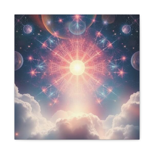 Cosmic Sun Canvas Art - 1.25" Stretched Matte Wall Decor - Image 21
