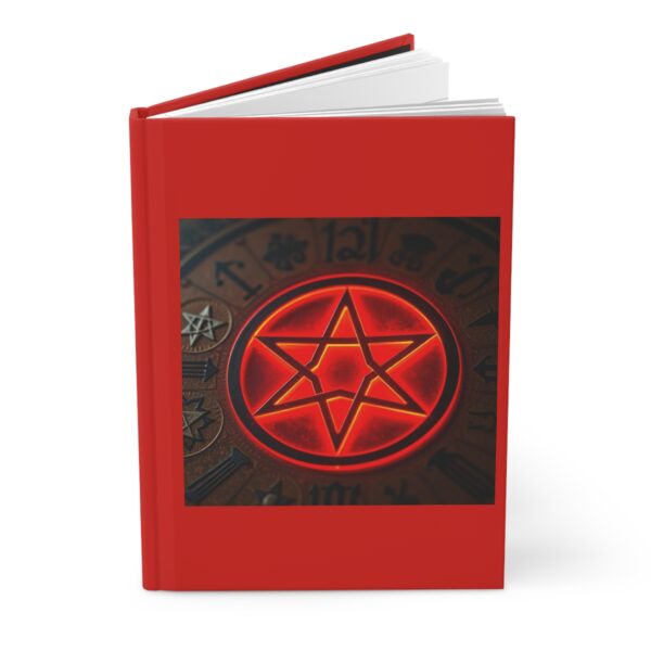 Mystical Red Hardcover Journal - Perfect for Witches & Creatives - Image 4