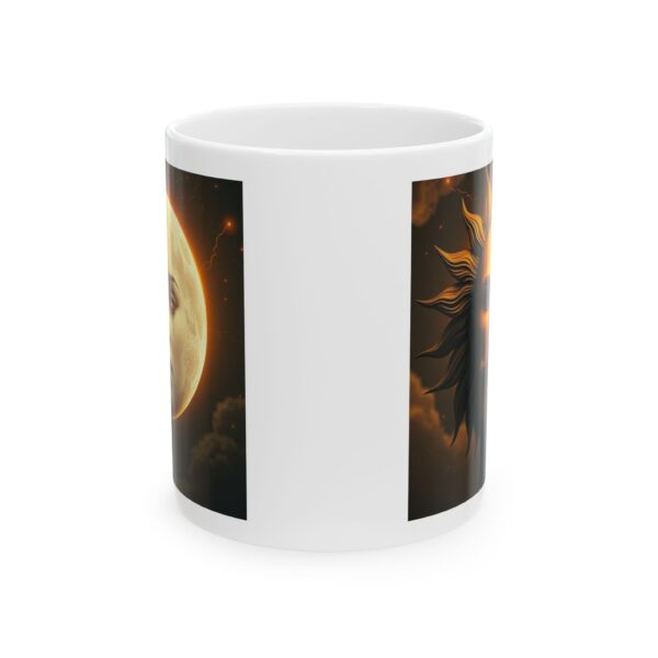 Celestial Sun & Moon Ceramic Mug - 11oz & 15oz, Astrology Coffee Cup - Image 2
