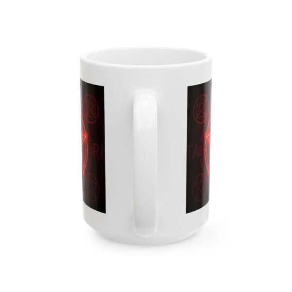 Red Pentagram Ceramic Mug - Perfect for Coffee Lovers - Image 15