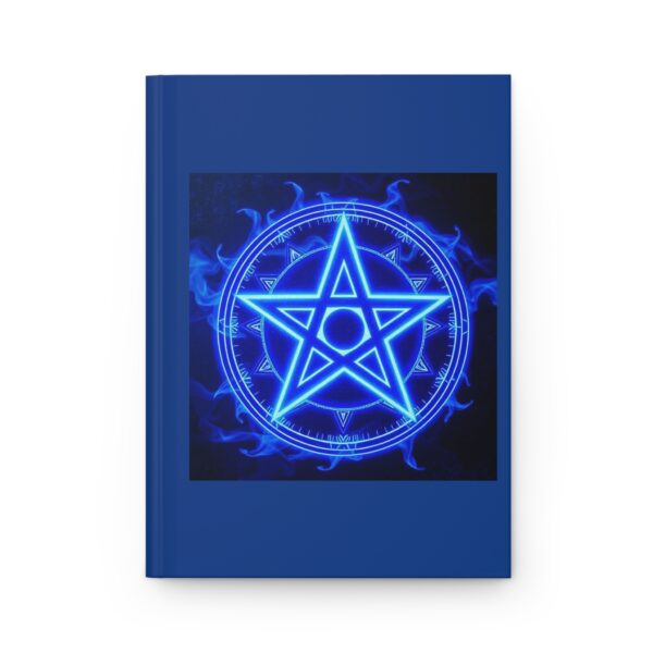 Blue Pentagram Hardcover Journal - Pentagram Design for Creative Souls - Image 2