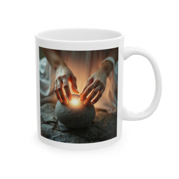 White Magik Ceramic Mug - 11oz & 15oz | Perfect for Coffee Lovers & Gift Giving - Image 5