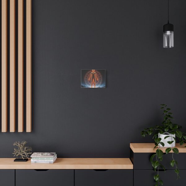 Quantum Man Matte Canvas Art - Stretched 1.25" - Sci-Fi Design - Image 9