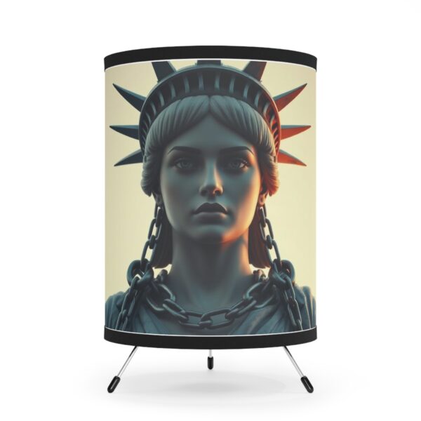 Statue of Liberty Chained - Tripod Lamp for Home Decor - Image 2