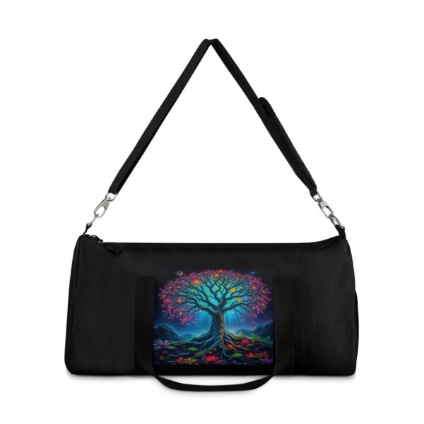 Vibrant Tree of Life Duffel Bag – Perfect for Travel & Gym - Image 10