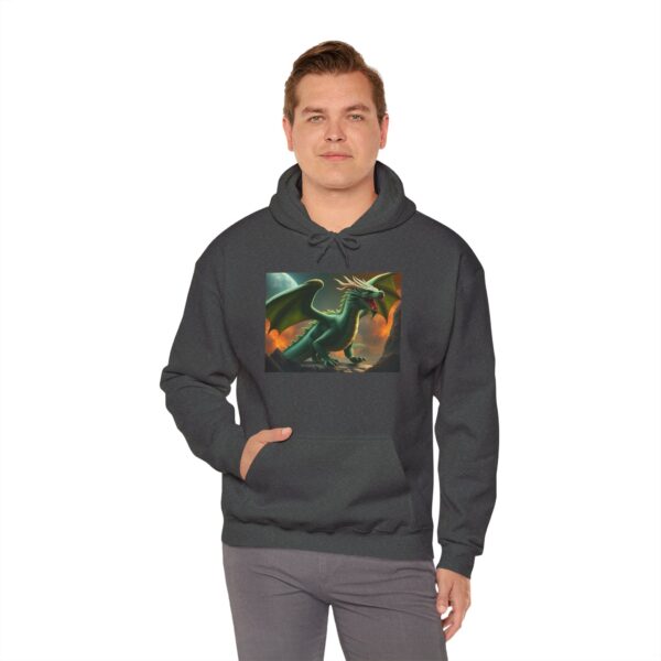 Green Dragon Graphic Hoodie for Gamers & Fantasy Lovers - Image 35