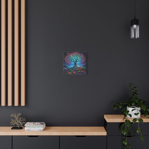 Vibrant Tree of Life Canvas Art - Stretched Wall Décor for Home and Office - Image 4